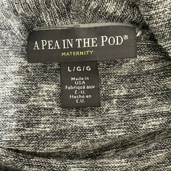 A Pea In The Pod Maternity Open-Front Cardigan  L  38" Long Machine Washable - Picture 4 of 5
